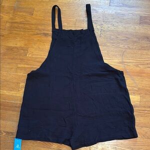 NWT Cupshe Black Romper Overalls